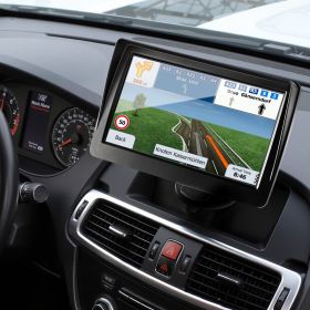 GPS Navigator For Car 7 Inch Touch Screen 8GB GPS Navigation System With Map (Option: Black)